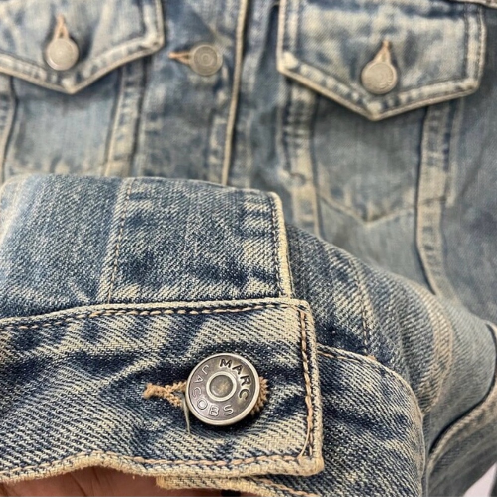 Marc Jacobs Light Blue Denim Jean Jacket - Picture 9 of 10